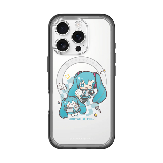 スリムプロテクションプレミアムケース with MagSafe［ しろたん×初音ミク - しろたん×初音ミク ］