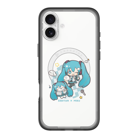 スリムプロテクションプレミアムケース with MagSafe［ しろたん×初音ミク - しろたん×初音ミク ］