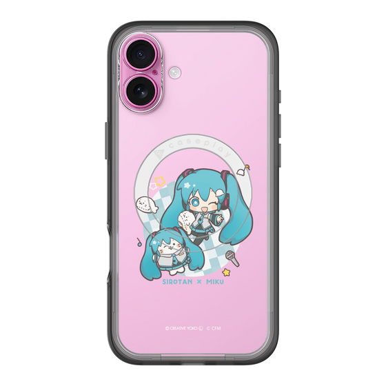 スリムプロテクションプレミアムケース with MagSafe［ しろたん×初音ミク - しろたん×初音ミク ］
