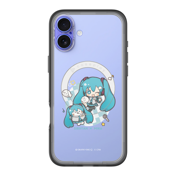 スリムプロテクションプレミアムケース with MagSafe［ しろたん×初音ミク - しろたん×初音ミク ］