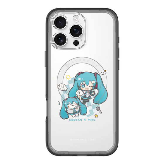 スリムプロテクションプレミアムケース with MagSafe［ しろたん×初音ミク - しろたん×初音ミク ］