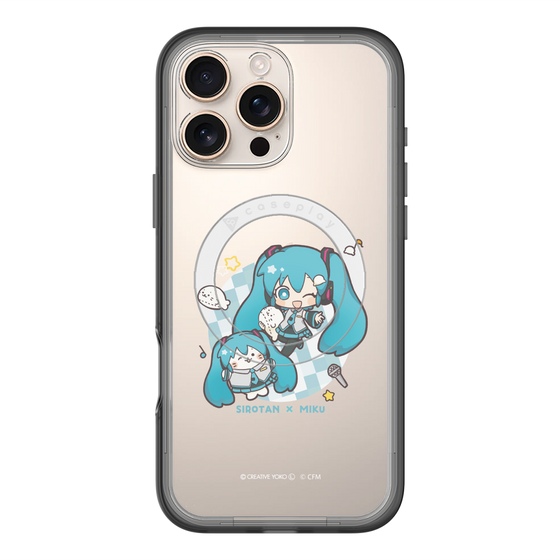スリムプロテクションプレミアムケース with MagSafe［ しろたん×初音ミク - しろたん×初音ミク ］