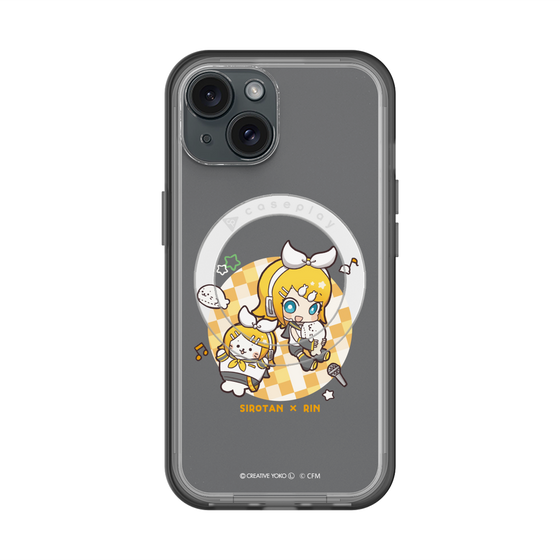 スリムプロテクションプレミアムケース with MagSafe［ しろたん×初音ミク - しろたん×鏡音リン ］
