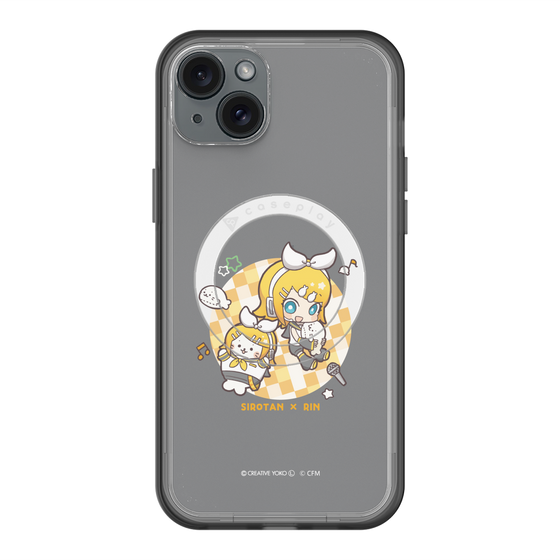スリムプロテクションプレミアムケース with MagSafe［ しろたん×初音ミク - しろたん×鏡音リン ］