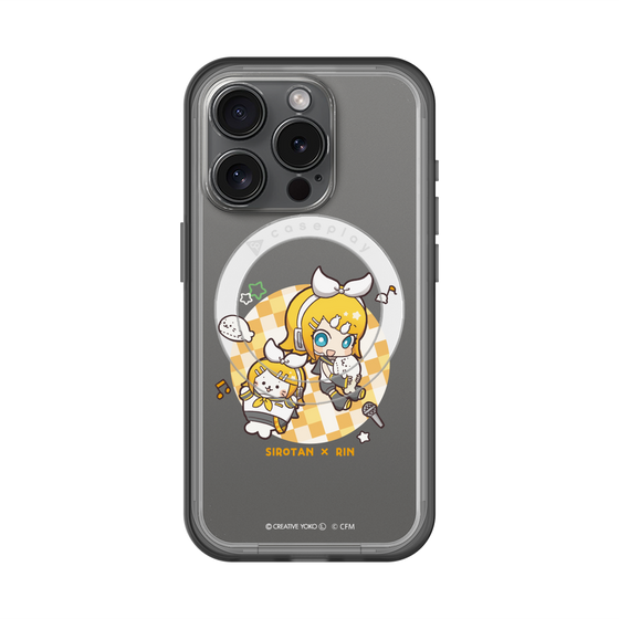 スリムプロテクションプレミアムケース with MagSafe［ しろたん×初音ミク - しろたん×鏡音リン ］