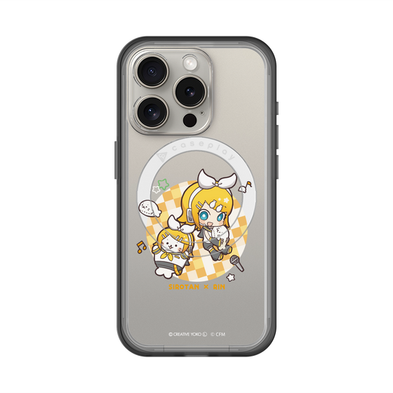 スリムプロテクションプレミアムケース with MagSafe［ しろたん×初音ミク - しろたん×鏡音リン ］