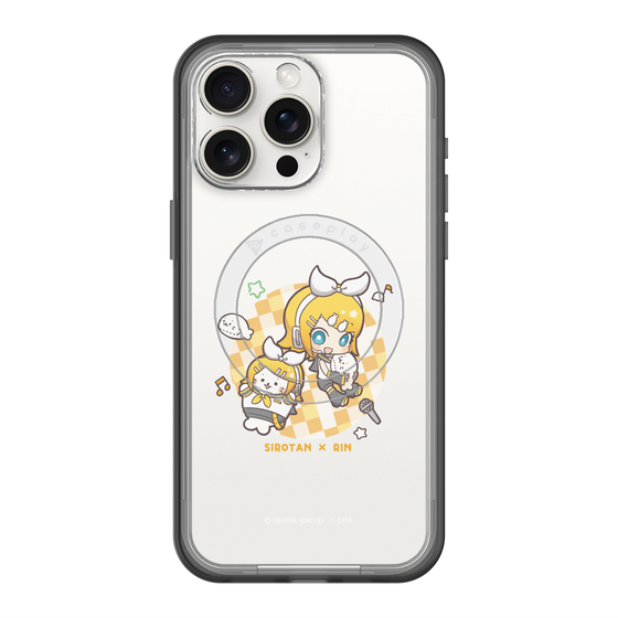スリムプロテクションプレミアムケース with MagSafe［ しろたん×初音ミク - しろたん×鏡音リン ］