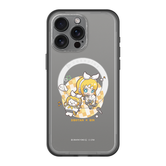 スリムプロテクションプレミアムケース with MagSafe［ しろたん×初音ミク - しろたん×鏡音リン ］