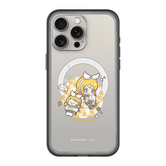 スリムプロテクションプレミアムケース with MagSafe［ しろたん×初音ミク - しろたん×鏡音リン ］