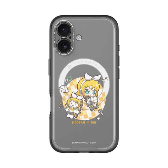 スリムプロテクションプレミアムケース with MagSafe［ しろたん×初音ミク - しろたん×鏡音リン ］