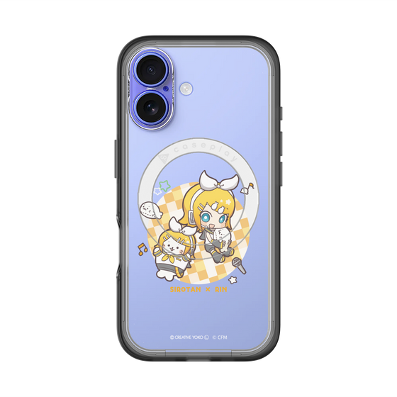 スリムプロテクションプレミアムケース with MagSafe［ しろたん×初音ミク - しろたん×鏡音リン ］