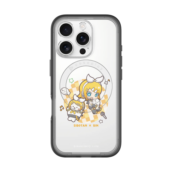 スリムプロテクションプレミアムケース with MagSafe［ しろたん×初音ミク - しろたん×鏡音リン ］