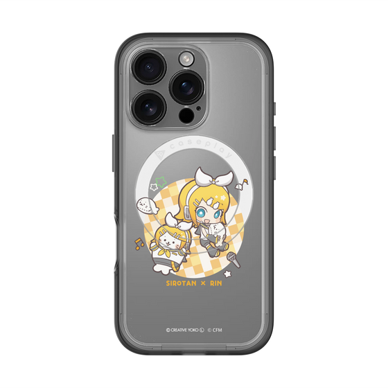 スリムプロテクションプレミアムケース with MagSafe［ しろたん×初音ミク - しろたん×鏡音リン ］