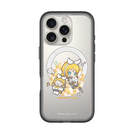 スリムプロテクションプレミアムケース with MagSafe［ しろたん×初音ミク - しろたん×鏡音リン ］