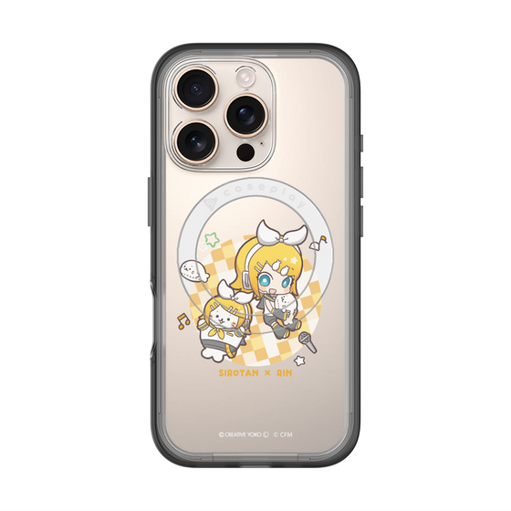 スリムプロテクションプレミアムケース with MagSafe［ しろたん×初音ミク - しろたん×鏡音リン ］