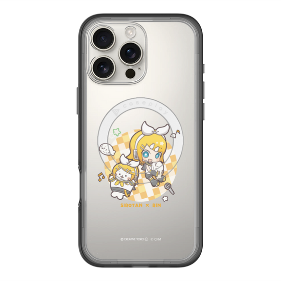 スリムプロテクションプレミアムケース with MagSafe［ しろたん×初音ミク - しろたん×鏡音リン ］
