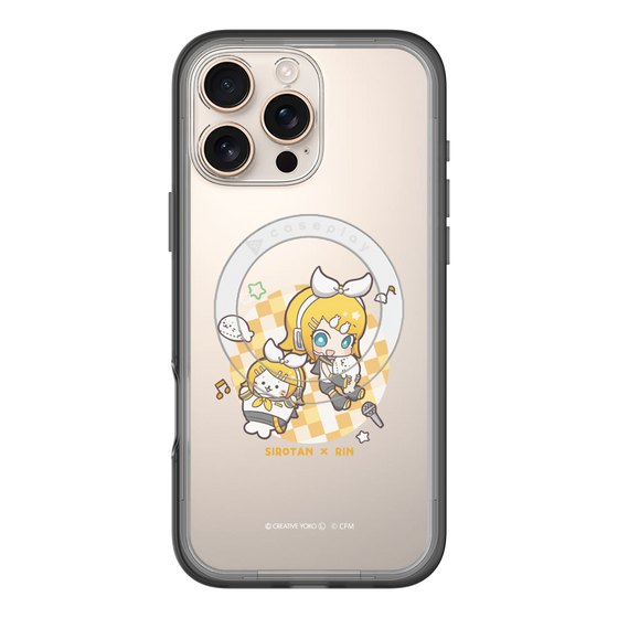 スリムプロテクションプレミアムケース with MagSafe［ しろたん×初音ミク - しろたん×鏡音リン ］