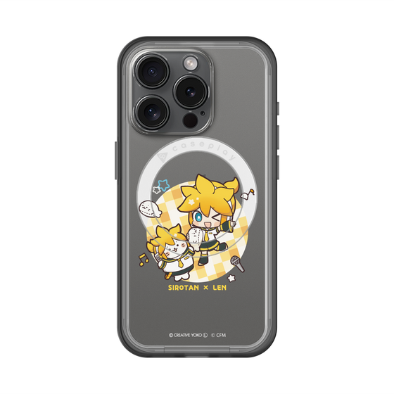 スリムプロテクションプレミアムケース with MagSafe［ しろたん×初音ミク - しろたん×鏡音レン ］