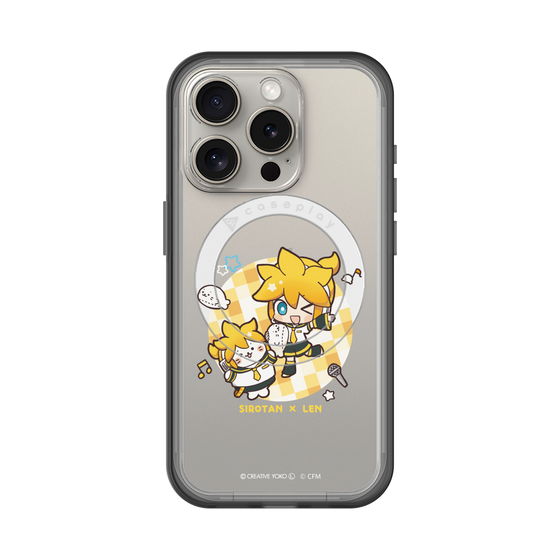 スリムプロテクションプレミアムケース with MagSafe［ しろたん×初音ミク - しろたん×鏡音レン ］