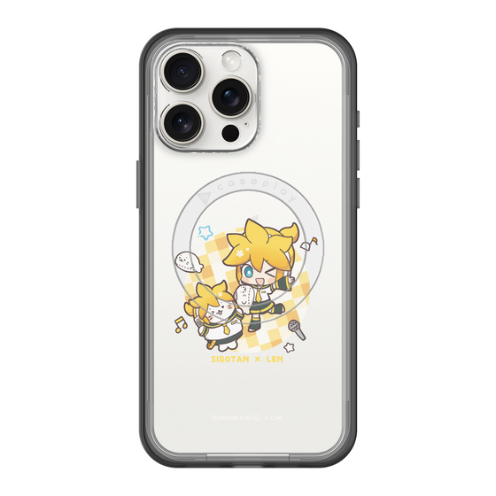 スリムプロテクションプレミアムケース with MagSafe［ しろたん×初音ミク - しろたん×鏡音レン ］