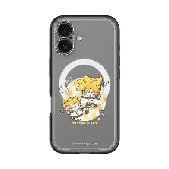 スリムプロテクションプレミアムケース with MagSafe［ しろたん×初音ミク - しろたん×鏡音レン ］