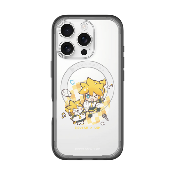 スリムプロテクションプレミアムケース with MagSafe［ しろたん×初音ミク - しろたん×鏡音レン ］