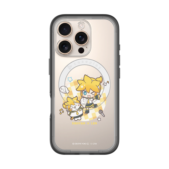 スリムプロテクションプレミアムケース with MagSafe［ しろたん×初音ミク - しろたん×鏡音レン ］