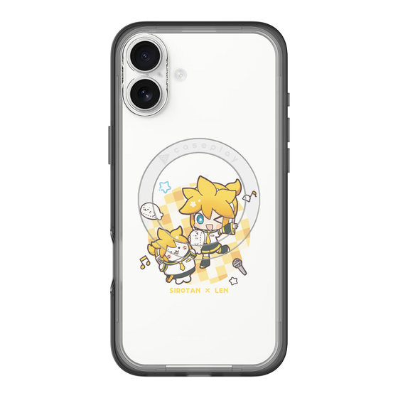 スリムプロテクションプレミアムケース with MagSafe［ しろたん×初音ミク - しろたん×鏡音レン ］