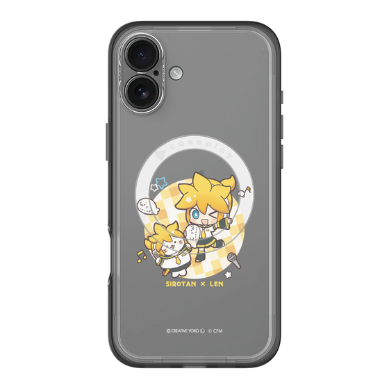 スリムプロテクションプレミアムケース with MagSafe［ しろたん×初音ミク - しろたん×鏡音レン ］