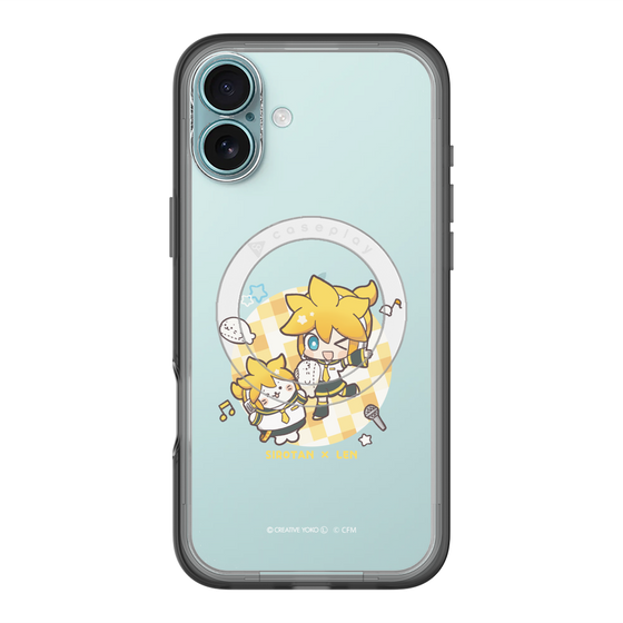 スリムプロテクションプレミアムケース with MagSafe［ しろたん×初音ミク - しろたん×鏡音レン ］