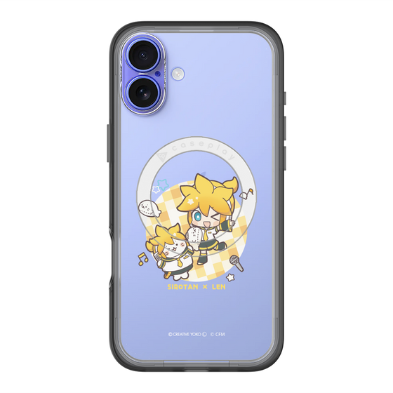 スリムプロテクションプレミアムケース with MagSafe［ しろたん×初音ミク - しろたん×鏡音レン ］