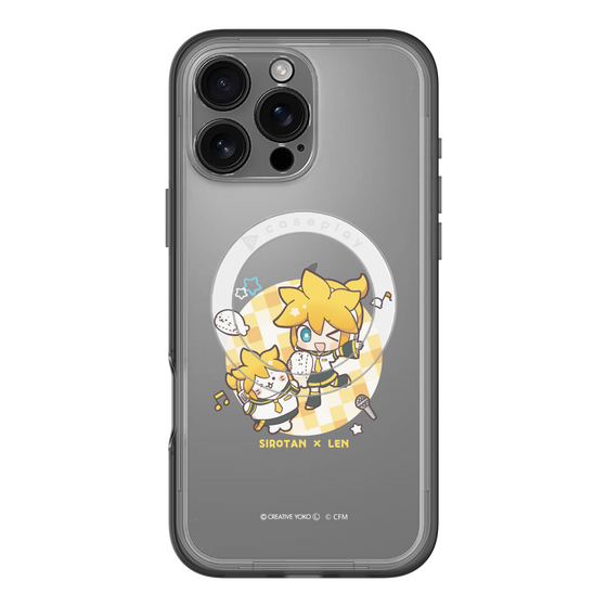 スリムプロテクションプレミアムケース with MagSafe［ しろたん×初音ミク - しろたん×鏡音レン ］