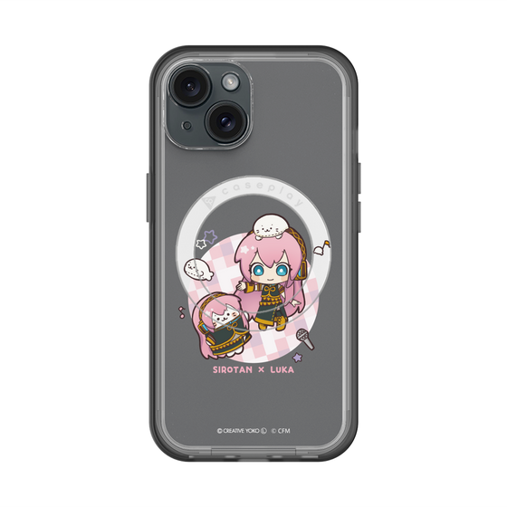 スリムプロテクションプレミアムケース with MagSafe［ しろたん×初音ミク - しろたん×巡音ルカ ］