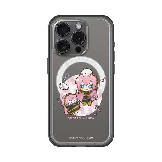 スリムプロテクションプレミアムケース with MagSafe［ しろたん×初音ミク - しろたん×巡音ルカ ］