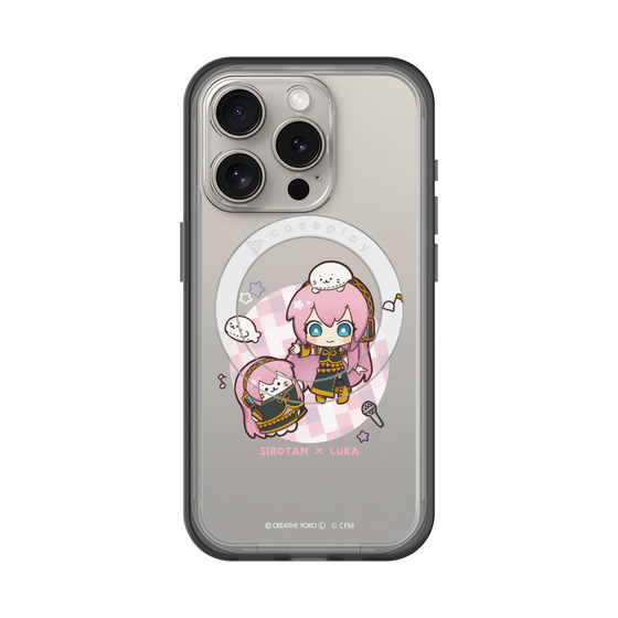 スリムプロテクションプレミアムケース with MagSafe［ しろたん×初音ミク - しろたん×巡音ルカ ］
