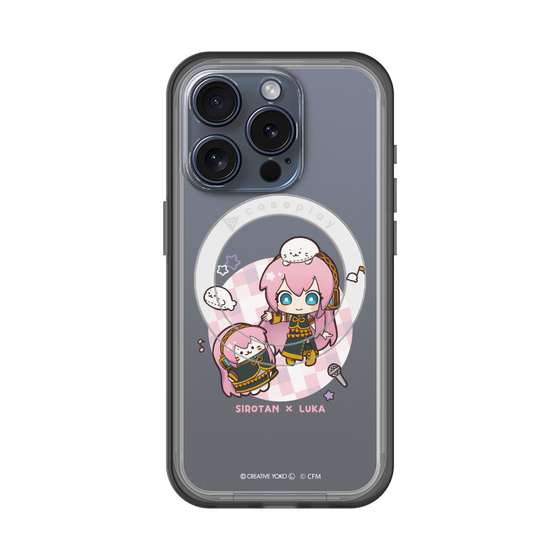 スリムプロテクションプレミアムケース with MagSafe［ しろたん×初音ミク - しろたん×巡音ルカ ］