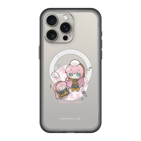 スリムプロテクションプレミアムケース with MagSafe［ しろたん×初音ミク - しろたん×巡音ルカ ］