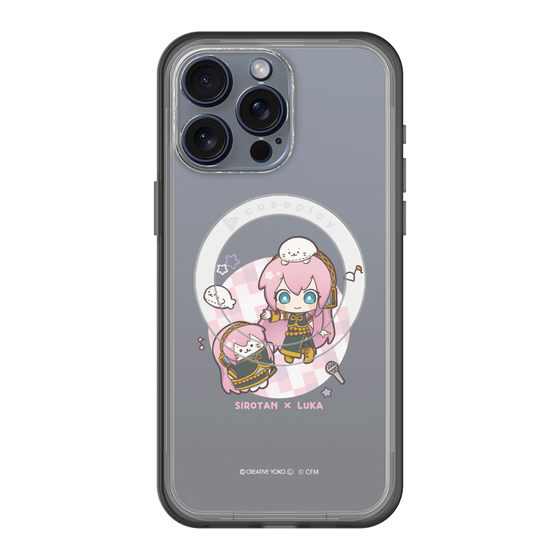 スリムプロテクションプレミアムケース with MagSafe［ しろたん×初音ミク - しろたん×巡音ルカ ］