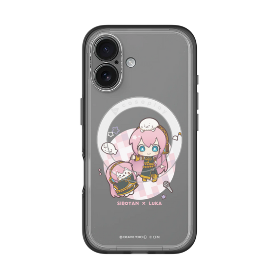 スリムプロテクションプレミアムケース with MagSafe［ しろたん×初音ミク - しろたん×巡音ルカ ］