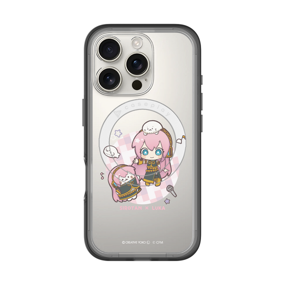 スリムプロテクションプレミアムケース with MagSafe［ しろたん×初音ミク - しろたん×巡音ルカ ］