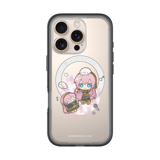 スリムプロテクションプレミアムケース with MagSafe［ しろたん×初音ミク - しろたん×巡音ルカ ］