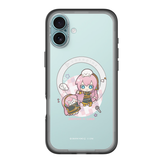 スリムプロテクションプレミアムケース with MagSafe［ しろたん×初音ミク - しろたん×巡音ルカ ］