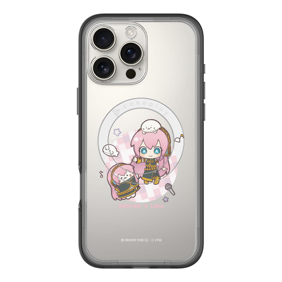 スリムプロテクションプレミアムケース with MagSafe［ しろたん×初音ミク - しろたん×巡音ルカ ］