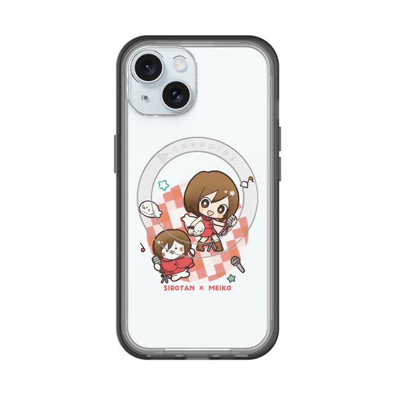 スリムプロテクションプレミアムケース with MagSafe［ しろたん×初音ミク - しろたん×MEIKO ］