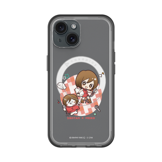 スリムプロテクションプレミアムケース with MagSafe［ しろたん×初音ミク - しろたん×MEIKO ］