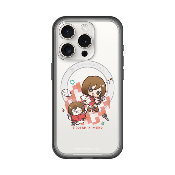 スリムプロテクションプレミアムケース with MagSafe［ しろたん×初音ミク - しろたん×MEIKO ］