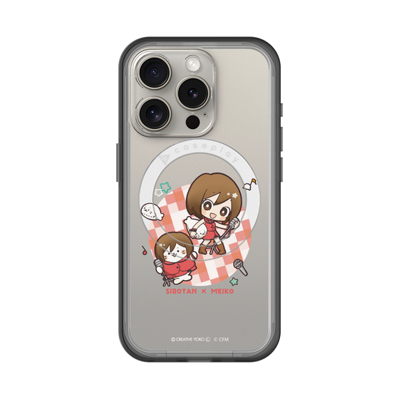 スリムプロテクションプレミアムケース with MagSafe［ しろたん×初音ミク - しろたん×MEIKO ］