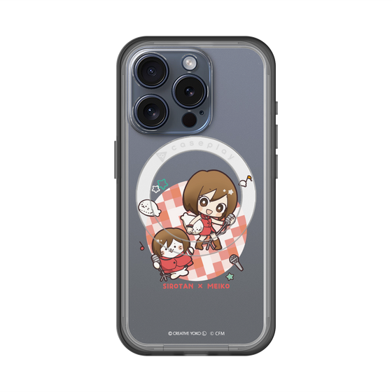スリムプロテクションプレミアムケース with MagSafe［ しろたん×初音ミク - しろたん×MEIKO ］