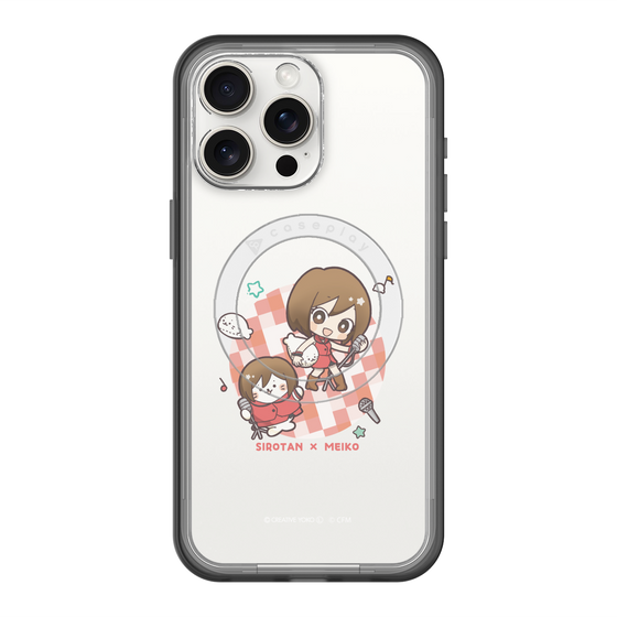 スリムプロテクションプレミアムケース with MagSafe［ しろたん×初音ミク - しろたん×MEIKO ］
