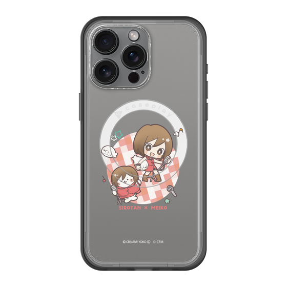 スリムプロテクションプレミアムケース with MagSafe［ しろたん×初音ミク - しろたん×MEIKO ］
